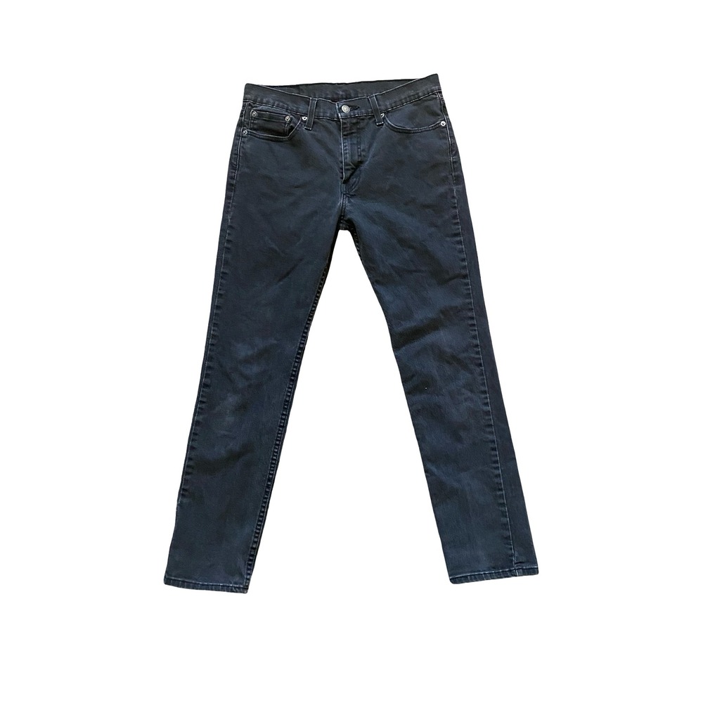 Levi's 511 Slim Fit Jeans Mens 32x30 Washed Black Denim